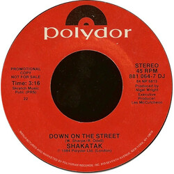 Shakatak Down On The Street USED VINYL 7INCH 45 RPM PROMO STYRENE STEREO