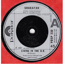 Shakatak Living In The U.K. USED VINYL 7INCH 45 RPM SINGLE