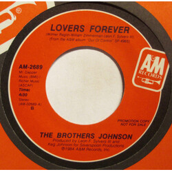 Brothers Johnson Lovers Forever USED VINYL 7INCH 45 RPM SINGLE PROMO