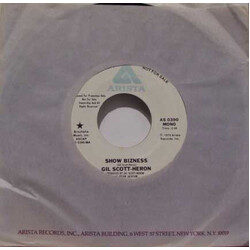 Gil Scott-Heron Show Bizness USED VINYL 7INCH 45 RPM SINGLE PROMO STEREO MONO