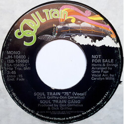 Soul Train Gang (2) Soul Train "75" USED VINYL 7INCH 45 RPM PROMO STEREO MONO
