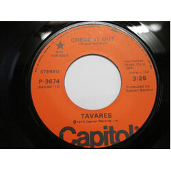 Tavares Check It Out USED VINYL 7INCH 45 RPM PROMO STEREO MONO
