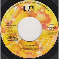 Brass Construction Celebrate / Top Of The World USED VINYL 7INCH 45 RPM