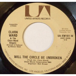 Clara Ward / The Clara Ward Singers Will The Circle Be Unbroken / Lean On Me USED VINYL 7INCH SINGLE