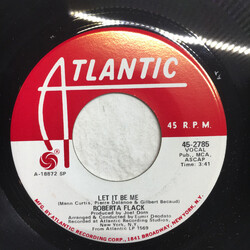 Roberta Flack Let It Be Me / Do What You Gotta Do USED VINYL 7INCH 45 RPM PROMO
