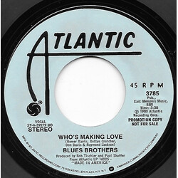 The Blues Brothers Who's Making Love USED VINYL 7INCH 45 RPM SINGLE PROMO