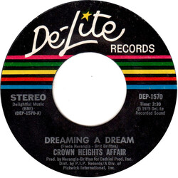Crown Heights Affair Dreaming A Dream USED VINYL 7INCH 45 RPM SINGLE STYRENE STEREO