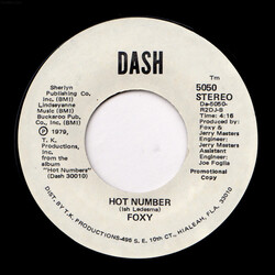 Foxy Hot Number USED VINYL 7INCH PROMO