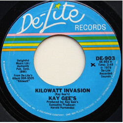 The Kay-Gees Kilowatt Invasion / Kilowatt USED VINYL 7INCH 45 RPM STYRENE
