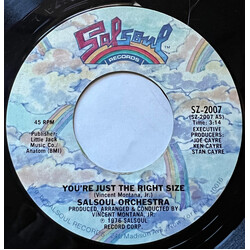 The Salsoul Orchestra You're Just The Right Size USED VINYL 7INCH 45 RPM SINGLE STYRENE STEREO