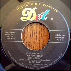 Jack Ross (The Original) Happy Jose (Ching-Ching) USED VINYL 7INCH 45 RPM SINGLE
