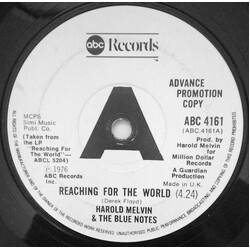Harold Melvin And The Blue Notes Reaching For The World USED VINYL 7INCH 45 RPM SINGLE PROMO