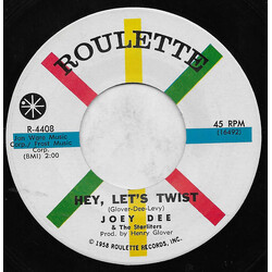 Joey Dee & The Starliters Hey, Let's Twist / Roly Poly USED VINYL 7INCH 45 RPM SINGLE