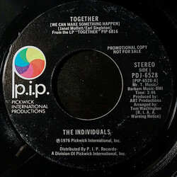 The Individuals (4) Together (We Can Make Something Happen) USED VINYL 7INCH 45 RPM PROMO