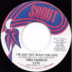 Erma Franklin I'm Just Not Ready For Love / The Right To Cry USED VINYL 7INCH 45 RPM SINGLE