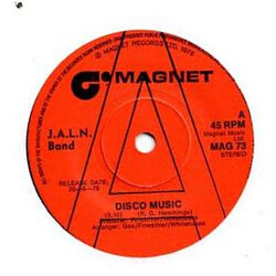 J.A.L.N. Band Disco Music USED VINYL 7INCH 45 RPM PROMO