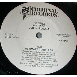 Freeez / John Rocca I.O.U. USED VINYL 7INCH 45 RPM PROMO