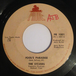 The Sylvers Fool's Paradise USED VINYL 7INCH 45 RPM SINGLE STYRENE MONO