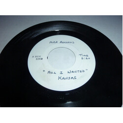 Kansas (2) All I Wanted USED VINYL 7INCH 45 RPM SINGLE TEST PRESSING