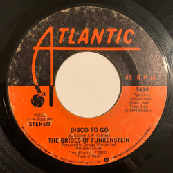 Brides Of Funkenstein Disco To Go USED VINYL 7INCH 45 RPM SINGLE