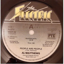 Al Matthews People Are People USED VINYL 7INCH 45 RPM SINGLE PROMO