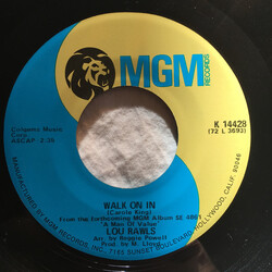 Lou Rawls Walk On In / The Politician USED VINYL 7INCH 45 RPM
