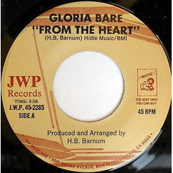 Gloria Bare From The Heart USED VINYL 7INCH 45 RPM SINGLE