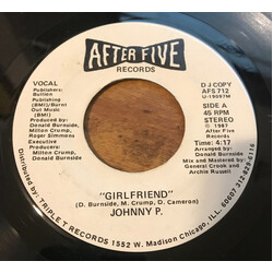 Johnny P. Girlfriend USED VINYL 7INCH 45 RPM PROMO STEREO
