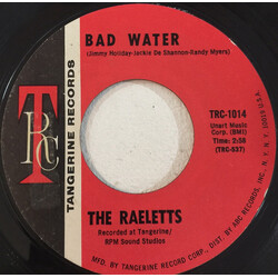 Raelets Bad Water USED VINYL 7INCH 45 RPM SINGLE STYRENE