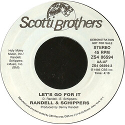 Randell & Schippers Let's Go For It USED VINYL 7INCH 45 RPM PROMO STEREO