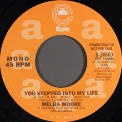 Melba Moore You Stepped Into My Life USED VINYL 7INCH 45 RPM SINGLE PROMO STEREO MONO