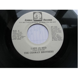 The Conway Brothers Lady In Red USED VINYL 7INCH 45 RPM SINGLE PROMO