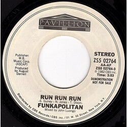Funkapolitan Run Run Run USED VINYL 7INCH 45 RPM PROMO STYRENE STEREO