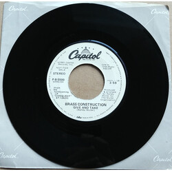 Brass Construction Give And Take USED VINYL 7INCH 45 RPM SINGLE PROMO