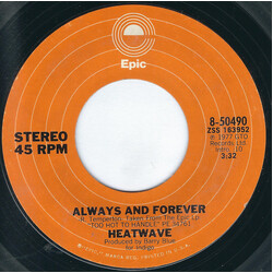 Heatwave Always And Forever / Super Soul Sister USED VINYL 7INCH 45 RPM SINGLE STYRENE STEREO