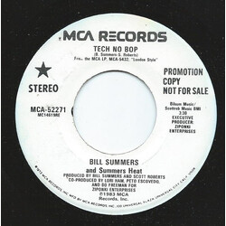 Bill Summers & Summers Heat Tech No Bop USED VINYL 7INCH 45 RPM SINGLE PROMO STEREO