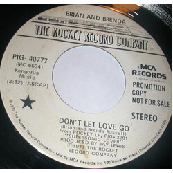 Brian & Brenda Russell Don't Let Love Go USED VINYL 7INCH 45 RPM PROMO
