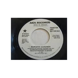 Burgess Gardner Nice N Greasy USED VINYL 7INCH 45 RPM SINGLE PROMO STEREO