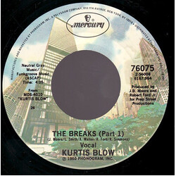 Kurtis Blow The Breaks USED VINYL 7INCH 45 RPM SINGLE STEREO