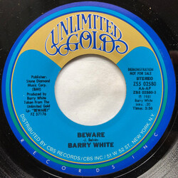 Barry White Beware USED VINYL 7INCH 45 RPM PROMO STEREO