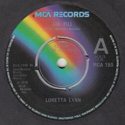 Loretta Lynn The Pill USED VINYL 7INCH SINGLE PROMO