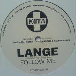 Lange / The Morrighan Follow Me USED VINYL 12INCH PROMO