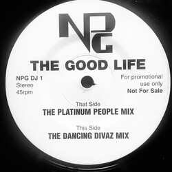 The New Power Generation The Good Life USED VINYL 12INCH 45 RPM SINGLE PROMO STEREO