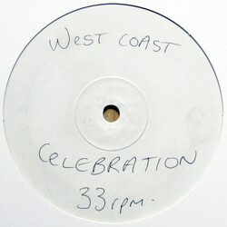 Westcoast (2) Celebration USED VINYL 12INCH SINGLE PROMO WHITE LABEL