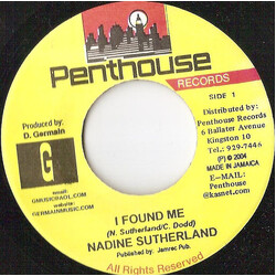 Nadine Sutherland / Michael Harris (13) I Found Me / Tell Me Why USED VINYL 7INCH 45 RPM