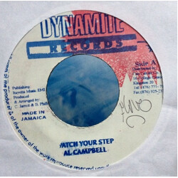 Al Campbell Watch Your Step USED VINYL 7INCH 45 RPM