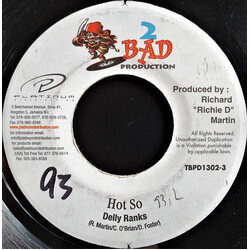 Delly Ranks Hot So USED VINYL 7INCH 45 RPM