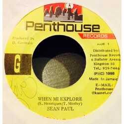 Sean Paul When Mi Explore USED VINYL 7INCH 45 RPM
