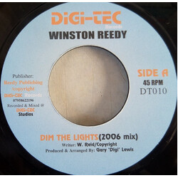 Winston Reedy Dim The Lights USED VINYL 7INCH 45 RPM SINGLE