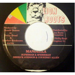 Superman & Spiderman Mandella USED VINYL 7INCH 45 RPM SINGLE